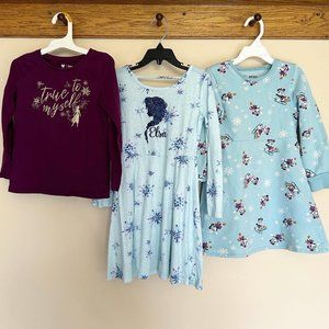 Girls Jumping Bean Disney Lot Size 5 (Frozen, Minnie, Elsa)